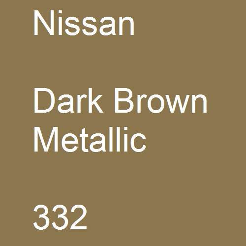 Nissan, Dark Brown Metallic, 332.